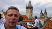 Staromestske namesti v Praze. Old Town square in Prague from rooftop.