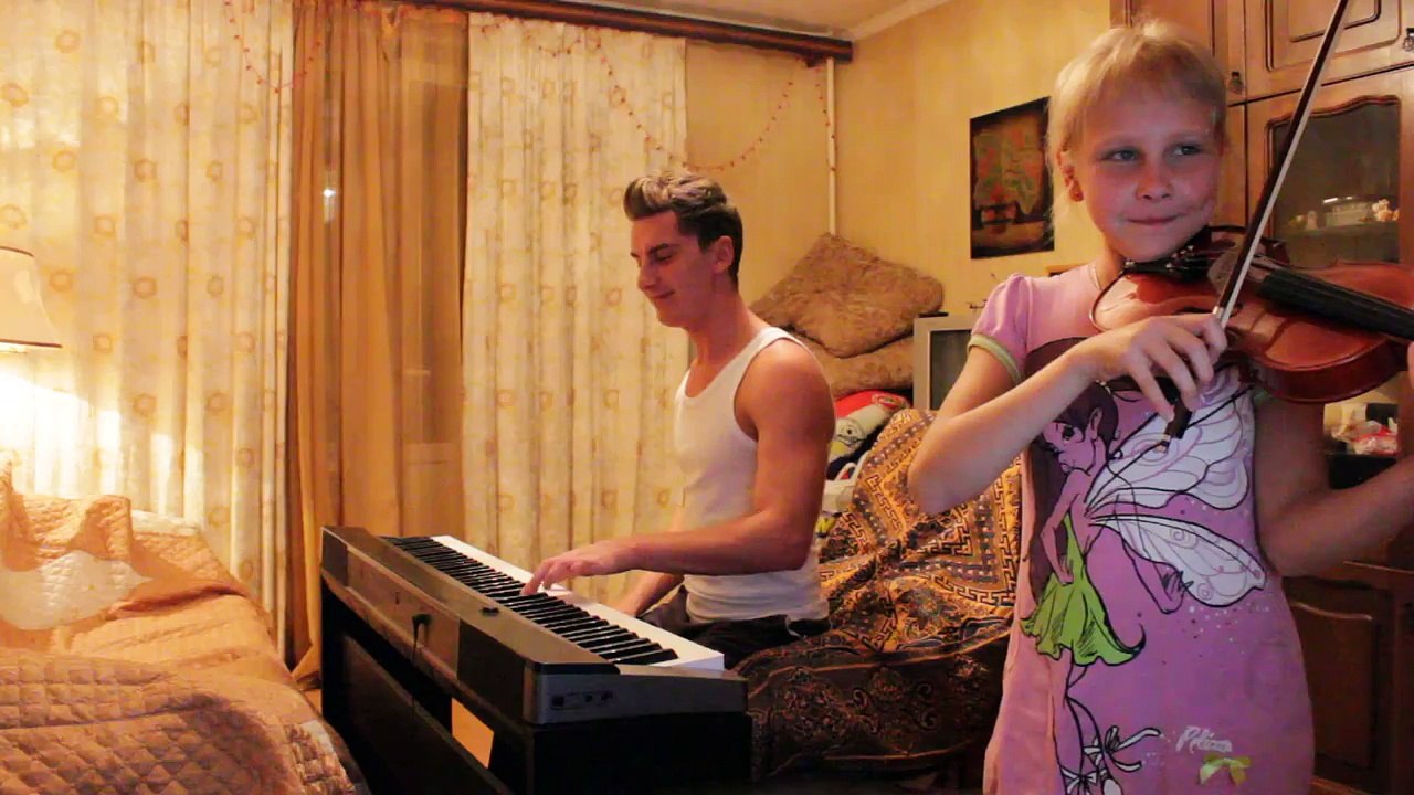 cover Piano + Violin OST "The Truman Show" (Шоу Трумана) - truman sleeps