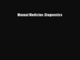 Read Manual Medicine: Diagnostics Ebook Free