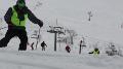 Préparation des Championnats de France de ski adapté à Gourette