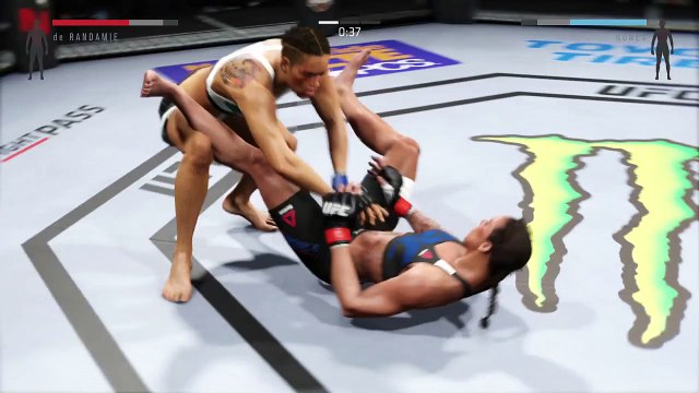 UFC 2 ● MMA GIRLS ● UFC WOMEN'S BANTAMWEIGHT BOUT ● GERMAINE DE RANDAMIE VS AMANDA NUNES