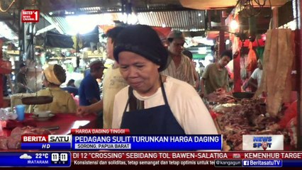 Penjual Daging Sapi di Sorong Tolak Turunkan Harga