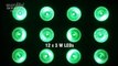 Eurolite LED IP65 Flood TCL 12x 3W 25° tehokas RGB LED-valoheitin ulkokäyttöön