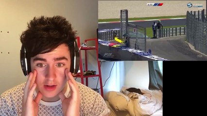 Peter Li Zhi Cong Huge Crash 2016 FIA Formula 3 at Spielberg Reaction