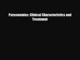 [PDF] Parasomnias: Clinical Characteristics and Treatment Read Online