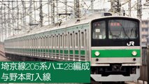 【ハエニッパ】埼京線205系ハエ28編成与野本町入線