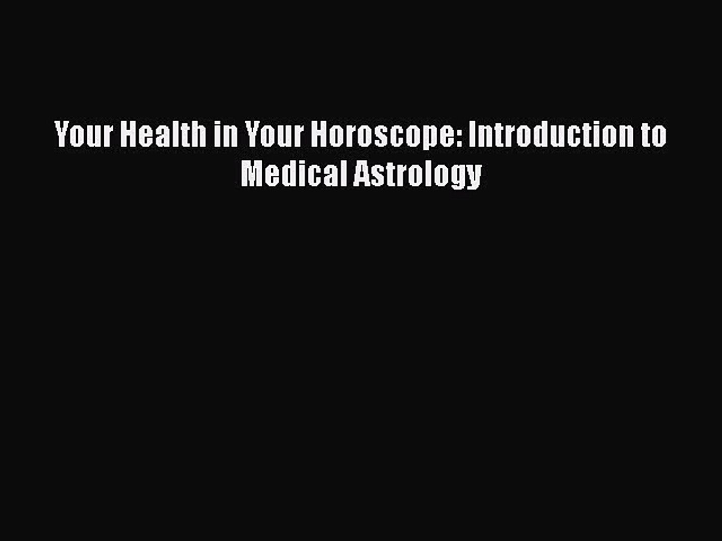 29 Medical Astrology For All Pdf All About Astrology