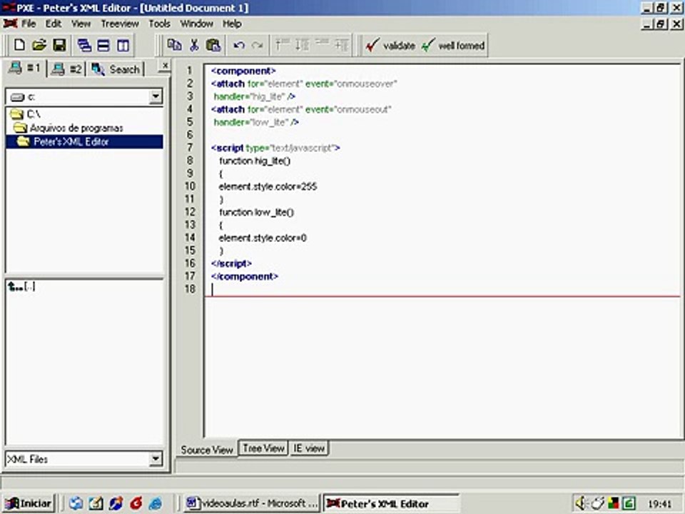 Videos Aula XML - aula 20