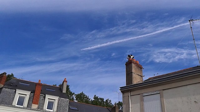 Chemtrails Angers (France) - 26 mai 2016 - Une trainée persistante suspecte