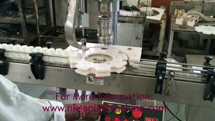 Automatic Single Head HDPE Bottle Screw Capping machine