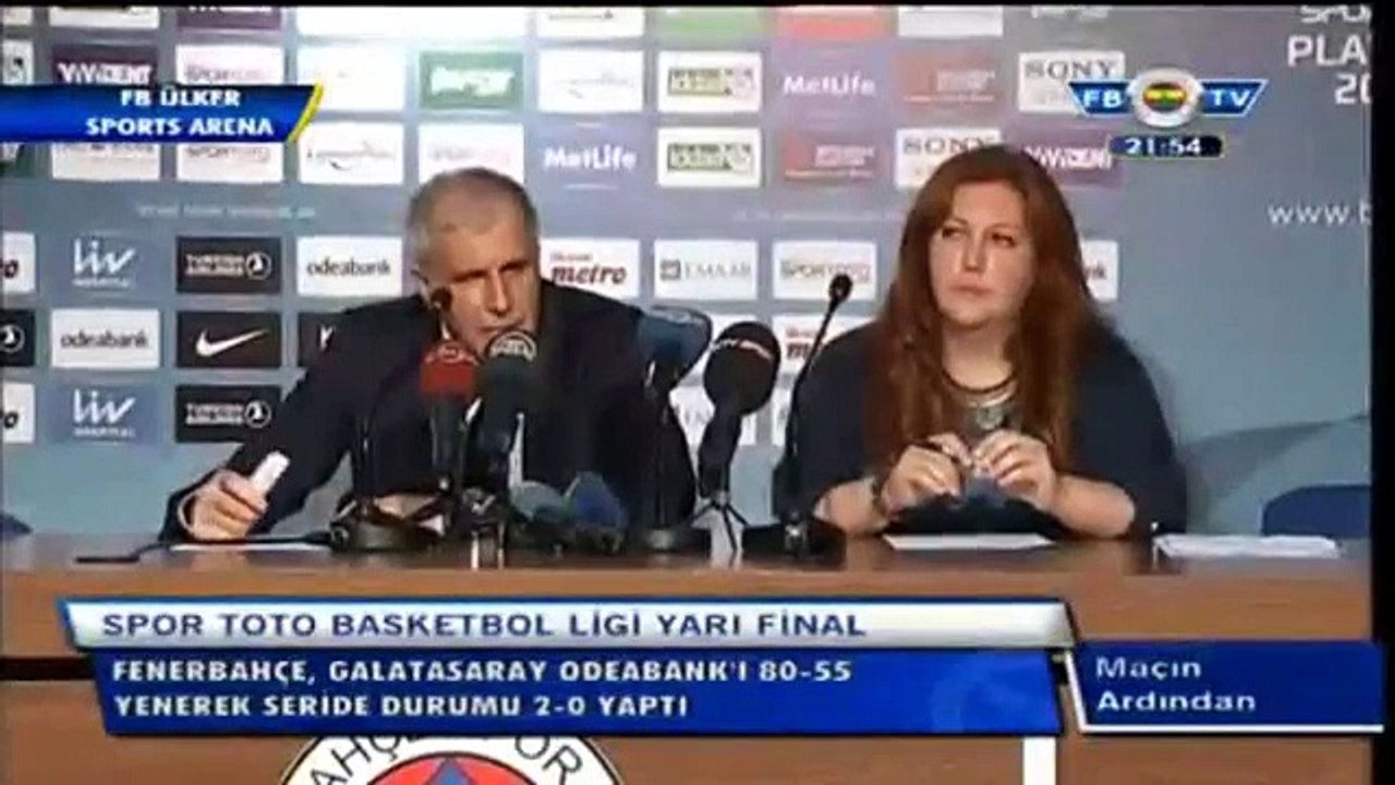 Željko Obradović'in Basın Toplantısı - Fenerbahçe 80-55 Galatasaray Odeabank