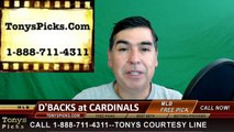 Arizona Diamondbacks vs. St Louis Cardinals Pick Prediction MLB Baseball Odds Preview 5-22-2016