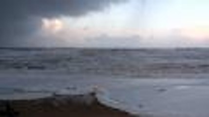 Alerte aux vagues-submersion à Biarritz