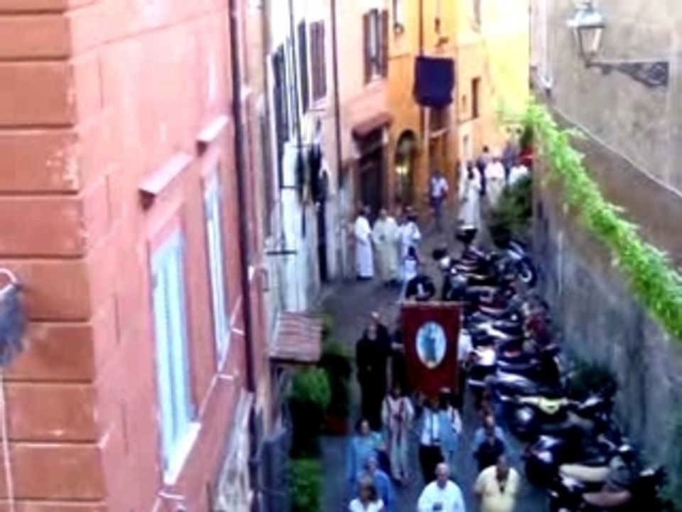 Procession dans le Trastevere