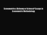 Read Econometrics: Alchemy or Science? Essays in Econometric Methodology Ebook Free