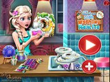 Frozen Elsa Dish Washing Realife - Elsa Washing Dishes - Frozen Games For Kids - Frozen disney games