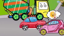 Excavator - Diggers Trucks. Building & Emergency Vehicles. Cartoons for children Compilation 1 Hour