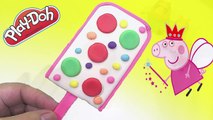 PLAY DOH COLORFUL ICE CREAM!!  Make Play Dough Ice Cream Popsicle Peppa Pig Español Toys