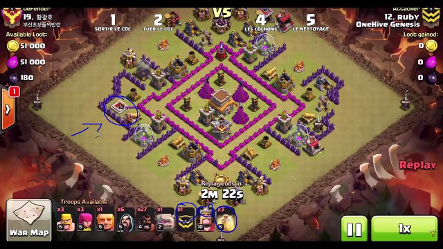 [ GUIDE ] Cochons & Golems Compo 3 étoiles en GDC HDV8 et HDV9