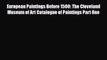 [PDF] European Paintings Before 1500: The Cleveland Museum of Art Catalogue of Paintings Part