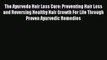 Download The Ayurveda Hair Loss Cure: Preventing Hair Loss and Reversing Healthy Hair Growth