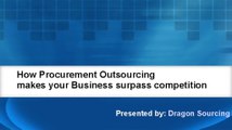 How Procurement Outsourcing benefits in Competition