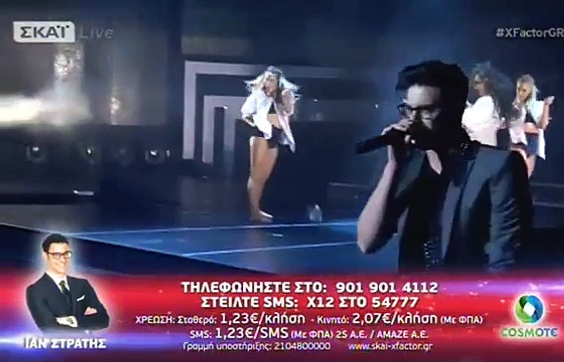 Χ FACTOR GREECE 2016 - LIVE SHOW TWO - ΙΑΝ ΣΤΡΑΤΗΣ