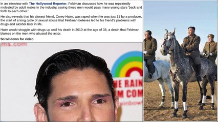 Corey Feldman on Hollywood pedophilia ring, friend Corey Haim's rape