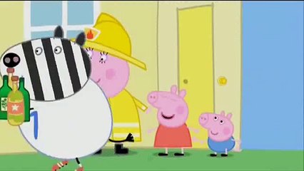 The Fire Engine Peppa Pig cartoon snippet