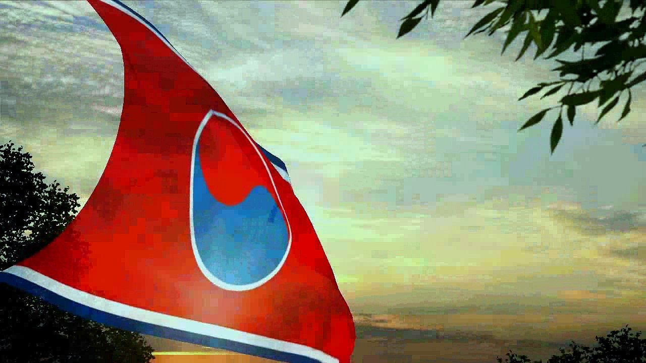 Flag and anthem of Whestcorea