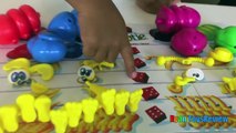 Family Fun Kids toys Cootie Game Egg Surprise Toys Challenge Marvel SuperHeroes Ryan ToysReview