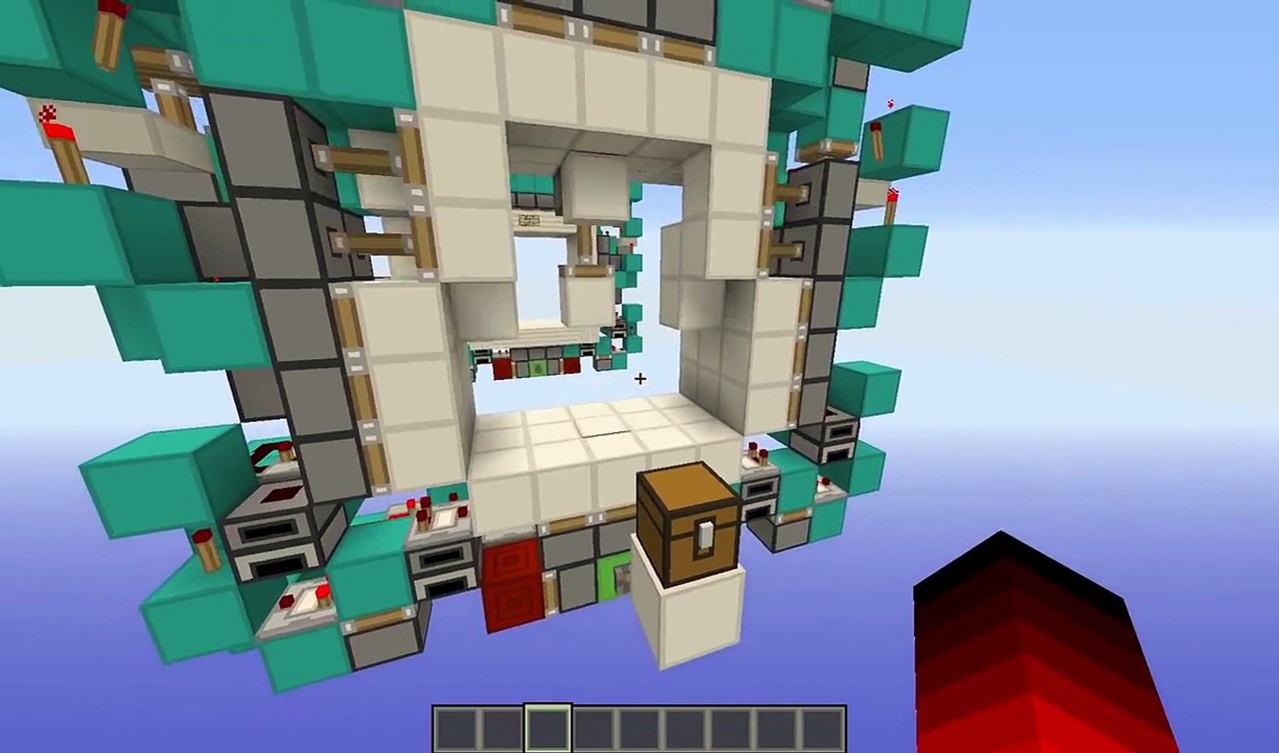 Tutorial Minecraft 5x5 Vault Piston Door Video Dailymotion