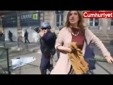 Fransız polisinden vahşi saldırı
