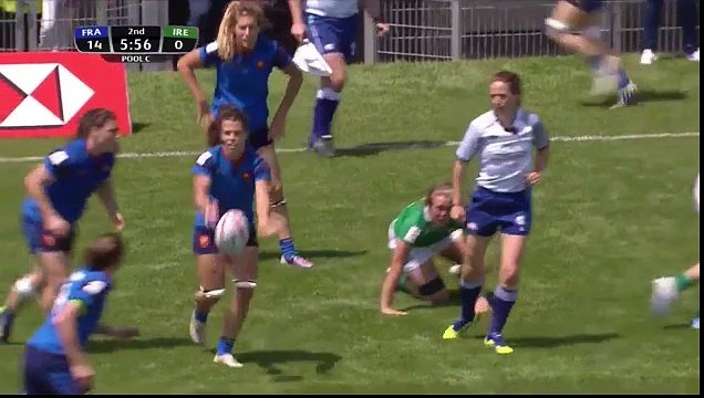 France 7 féminines corrige l'Irlande au Clermont 7s