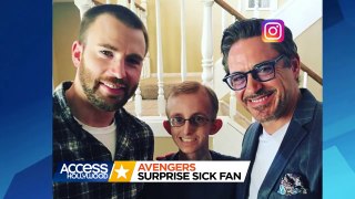 Robert Downey Jr., Chris Evans & Gwyneth Paltrow Surprise ‘Avengers’ Fan Battling Leukemia