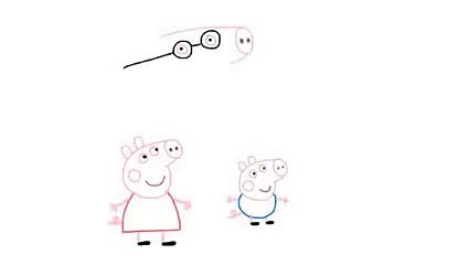 Como Dibujar Peppa Pig   la familia