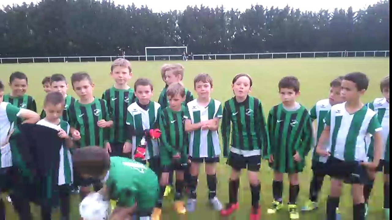 JOUR J-1 AVANT LA FINALE !! Le chant des U8/U9 pour les Seniors !