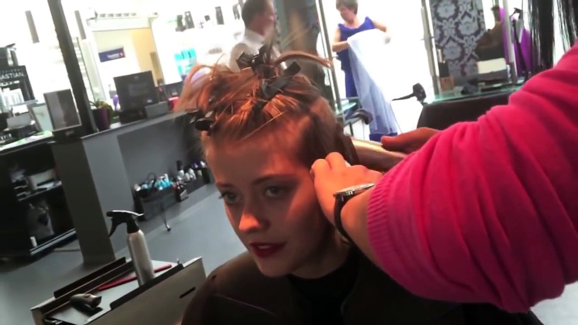 Girl Miley Cyrus Pixie Haircut