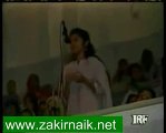 Question09 to Dr Zakir Naik  Why Women are not Allowed on stage during Zakir Naik Lecture