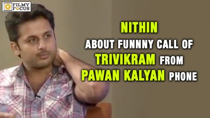 Nithin about Funny Aspect of Pawan Kalyan Phone Call - Filmyfocus.com
