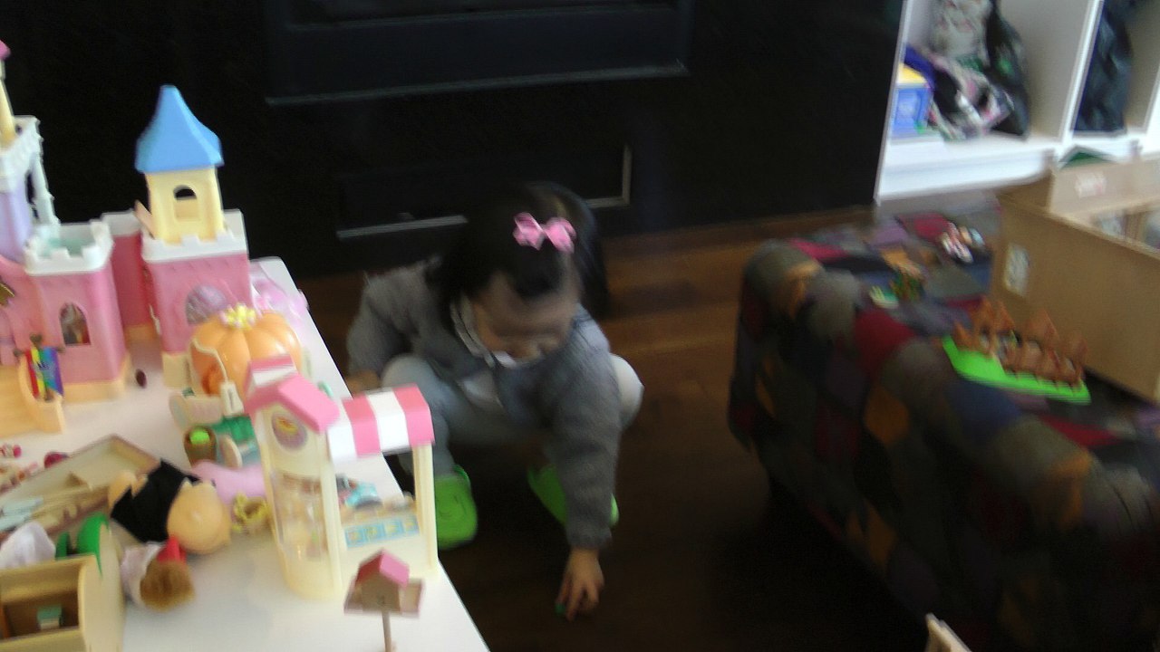 Girl Slipped On The Floor