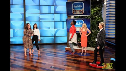 Kristen Wiig & Melissa McCarthy Dance Around for Hilarious 'Heads Up' Game with Ellen DeGeneres!