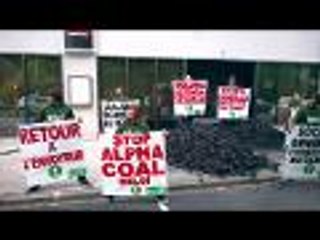 Bayonne : 1,8 tonne de charbon déversée devant la Société générale