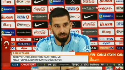 Arda Turan: "Rakiplerimiz bizden daha favori durumda"