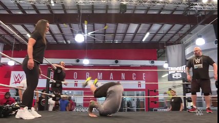 Go inside a tryout at the WWE Performance Center