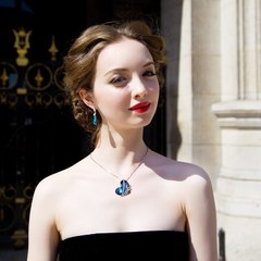 Qianse Heart of The Ocean - Best Product Heart of The Ocean Necklace