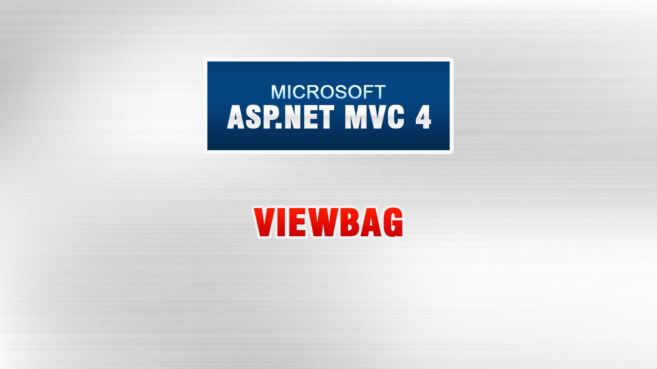 ASP.NET MVC 4 Tutorial In Urdu - ViewBag