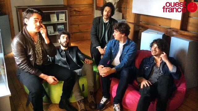Interview d'avant concert de Feu ! Chatterton au festival des 3 éléphants