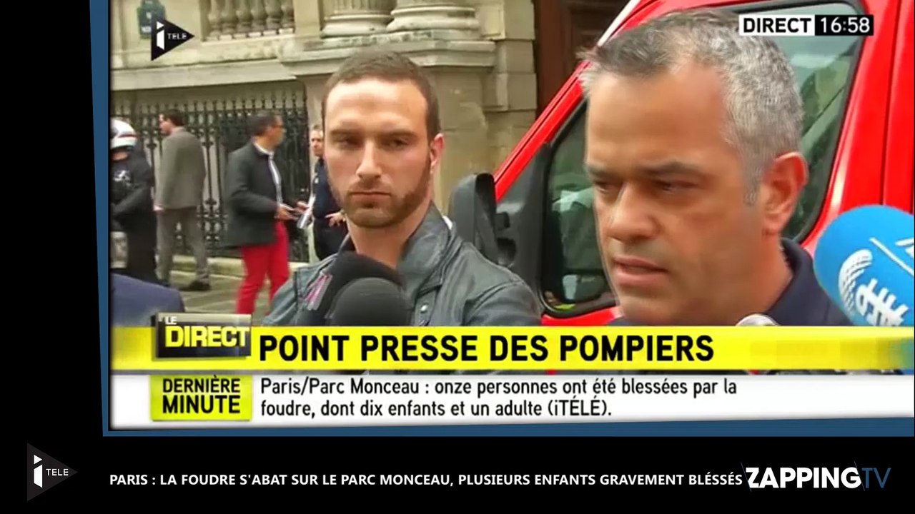 Paris : la foudre s’abat sur le parc Monceau, plusieurs enfants gravement blessés (Vidéo)