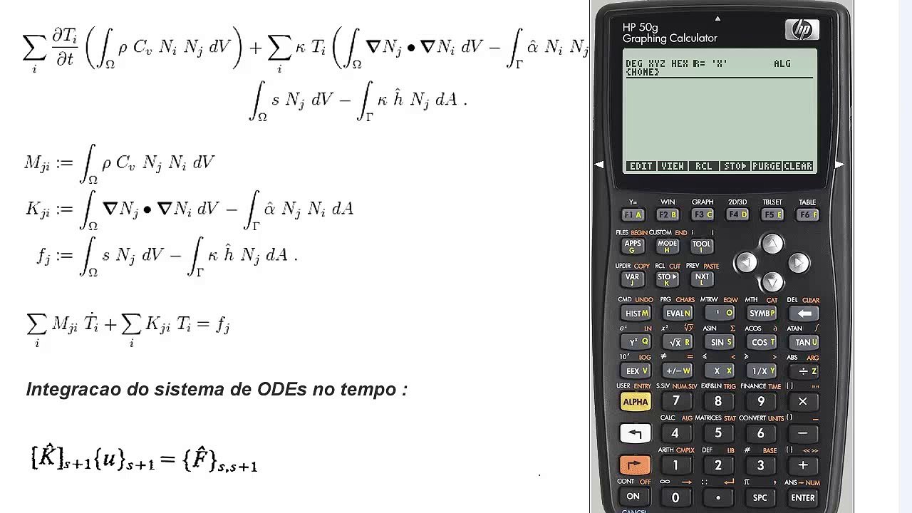 Curso Hp 50g - Resolvendo Equacoes de maneira simbolica